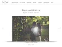 Tablet Screenshot of mariannedewindt.com